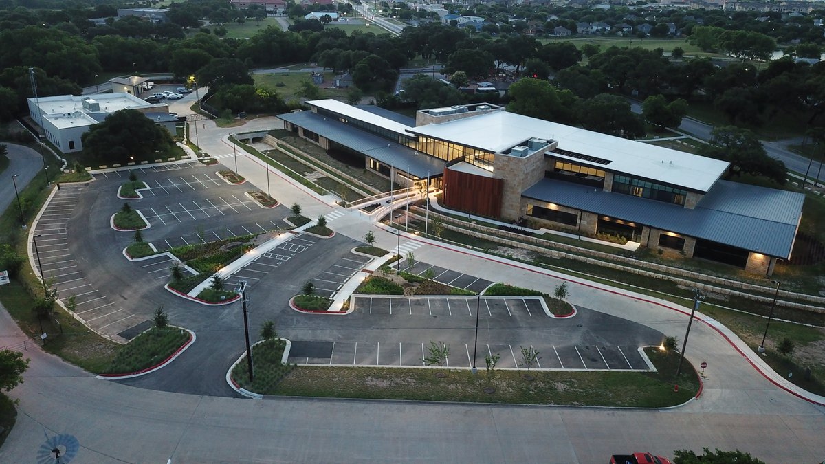 Buda Municipal Complex Aerial